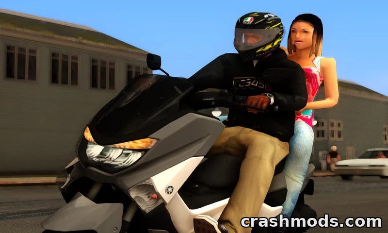 Yamaha NMax 2018 – HQ Scooter with Digital Speedo GTA San Andreas mod screenshot