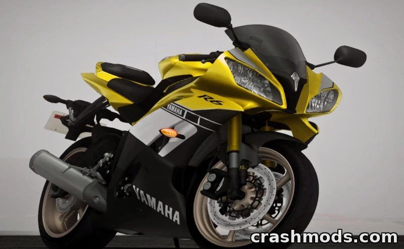 Yamaha YZF-R – Detailed Sport Bike Replacing the PCJ-600 GTA San Andreas mod screenshot