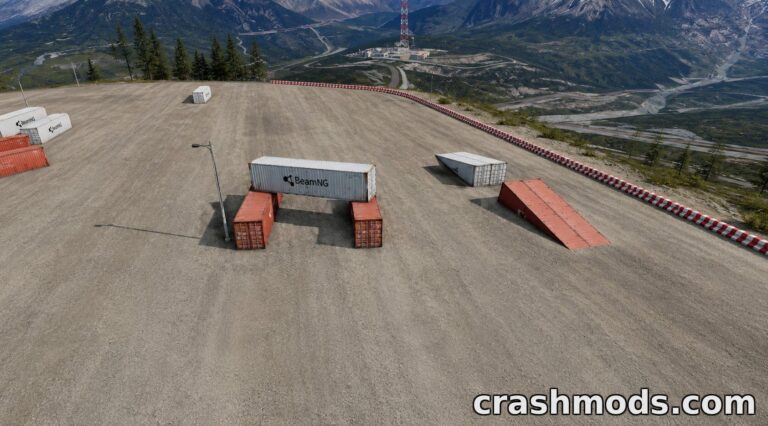 Yellav Valley – Mountain Roads and Switchbacks Map BeamNG.drive mod screenshot