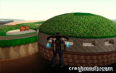 Yoshi’s Raceway – Custom Race Track Map GTA San Andreas mod screenshot