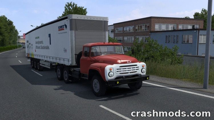 ZiL 130, 131 and 133 – Truck Pack with 10 Chassis and Trailers Euro Truck Simulator 2 mod screenshot